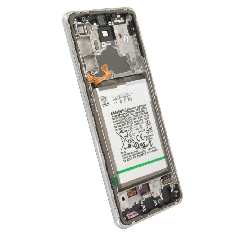 Samsung Service Pack LCD Display with Battery Included for Galaxy A725 A72 - A72 5G A726 | White