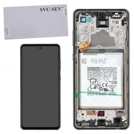 Acquista Samsung Service Pack Display LCD Con Batteria Inclusa Per Galaxy A725 A72 - A72 5G A726 | Nero in vendita