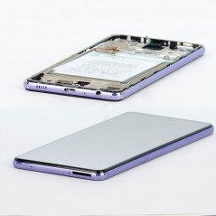 Buy Samsung Service Pack LCD Display With Battery Included for Galaxy A72 4G A725 A72 5G A726 | Violet online