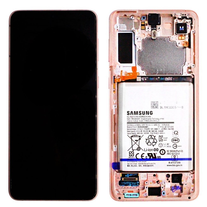 Samsung Service Pack LCD Display With Battery Included for Galaxy S21 Plus 5G G996 | Purple