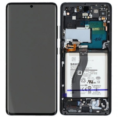 Immagine prodotto Samsung Service Pack Display LCD Con Batteria Inclusa Per Galaxy G998 S21 ULTRA | Nero