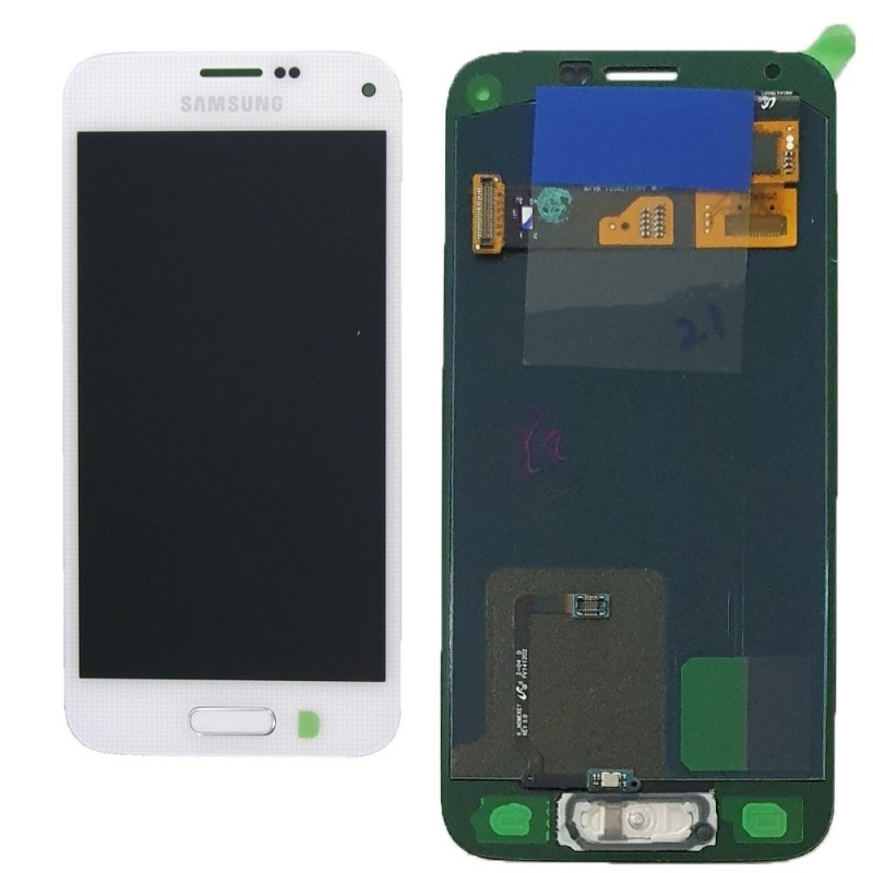 Samsung Service Pack LCD Per Galaxy G800 S5 Mini Bianco