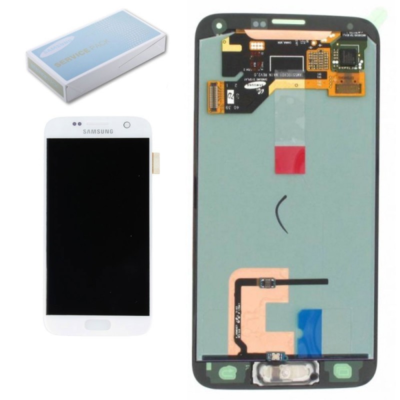 Samsung Service Pack LCD Per Galaxy G900 S5 Bianco 