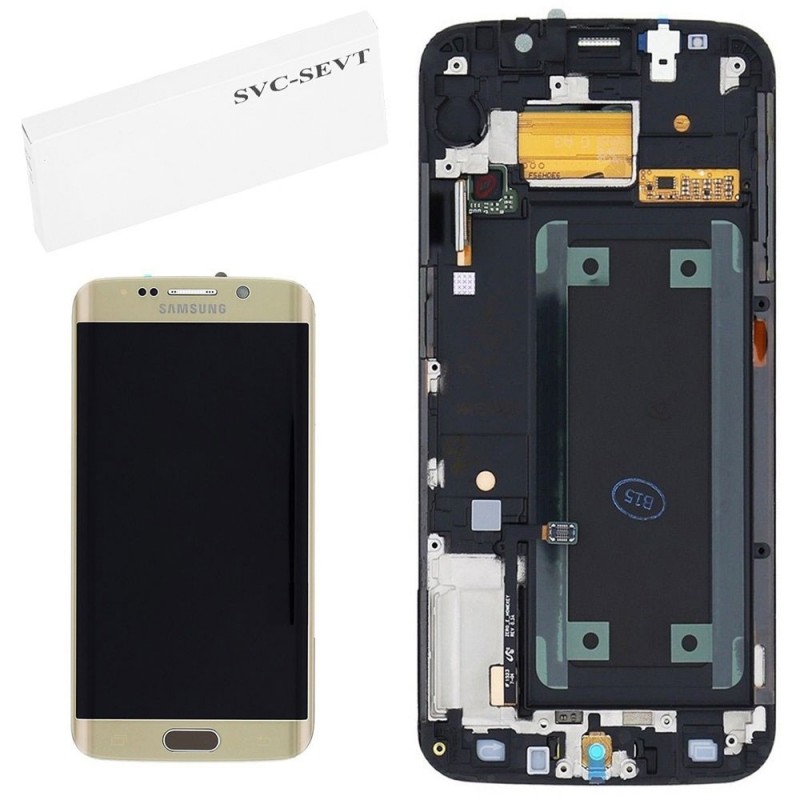 Samsung Service Pack LCD Per Galaxy G925 S6 EDGE | Gold