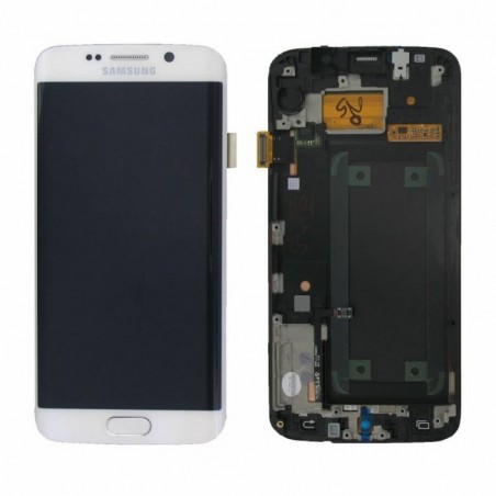 Acquista Samsung Service Pack LCD Per Galaxy G925 S6 EDGE Bianco in vendita