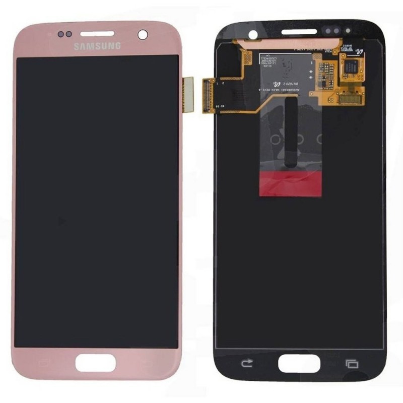 Samsung Service Pack LCD Per Galaxy G930 S7 Rosa