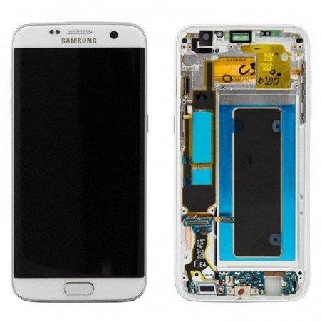 Acquista Samsung Service Pack LCD Per Galaxy G935 S7 Edge Bianco su Smartness