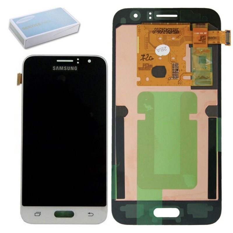Samsung Service Pack LCD Per Galaxy J120 J1 2016 Bianco