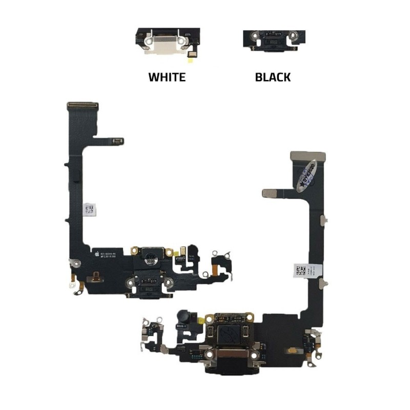 Apple Connettore di Ricarica Flex Dock Con Microfono + Scheda/Board Per iPhone 11 PRO