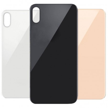Buy Back Cover Big Hole in Vetro Per iPhone XS - NO LOGO online