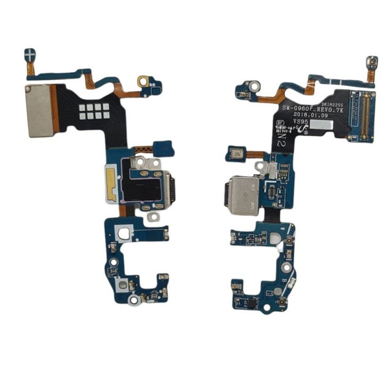 Connettore di Ricarica AAA+ USB Type-C con Microfono Flex Board per Galaxy S9 SM-G960