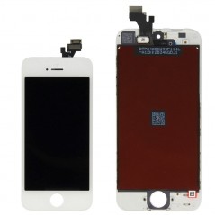 Acquista Display LCD SHARP Originale + Touch screen Vetro per iPhone 5 Bianco su Smartness