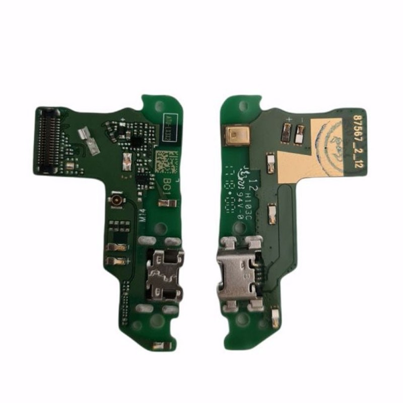 Huawei Connettore di Ricarica Micro USB con Microfono Originale Flex Board per Y6 2018 | Y6 Prime (2018) | Honor 7A 