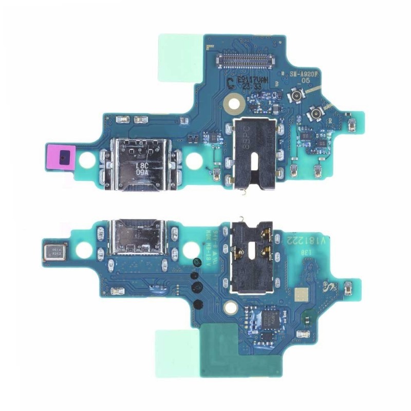 Samsung Connettore di Ricarica Micro USB con Microfono Flex Board Originale per Galaxy A9 2018 SM-A920