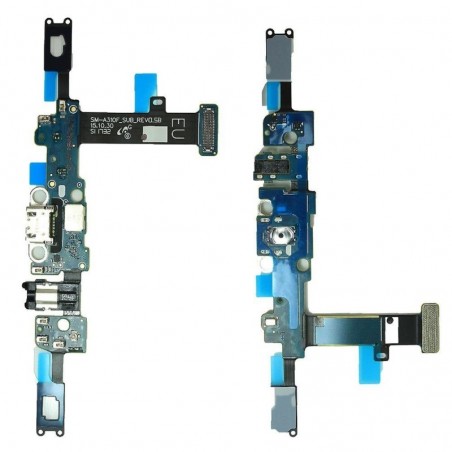 PRC Samsung Original Micro USB Charging Connector with Microphone Flex Cable for Galaxy A3 2016 SM-A310 for sale
