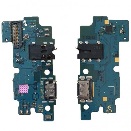 Discover Samsung Original USB Type-C Charging Connector with Microphone Flex Board for Galaxy A20 SM-A205 details
