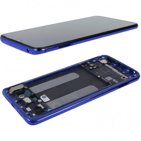 Xiaomi SERVICE PACK Display LCD ORIGINALE + Frame Per Mi 9 Lite M1904F3BG | Aurora Blu