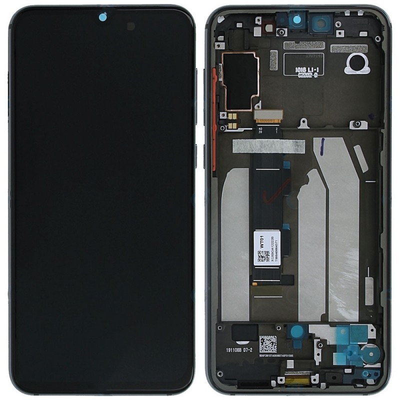 Xiaomi SERVICE PACK Display LCD ORIGINALE + Frame Per Mi 9 SE M1903F2G | Nero