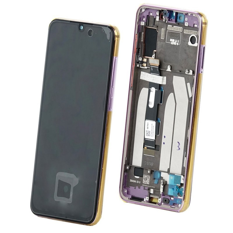 Xiaomi SERVICE PACK Display LCD ORIGINALE + Frame Per Mi 9 SE M1903F2G | Purple