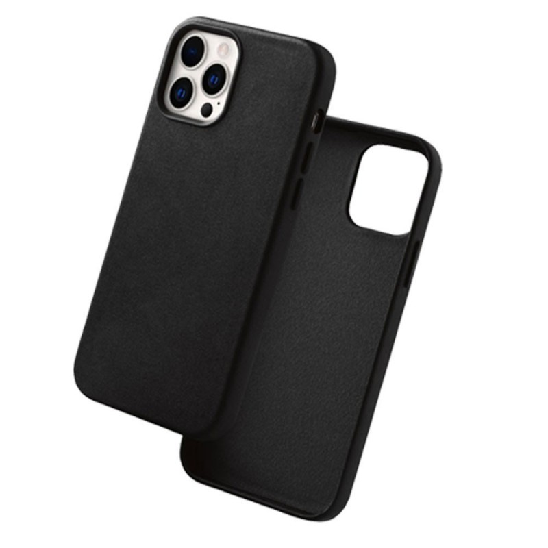 ROVI Leather Cover Custodia in Simil Pelle Con Interno Morbido Per iPhone 13 Pro