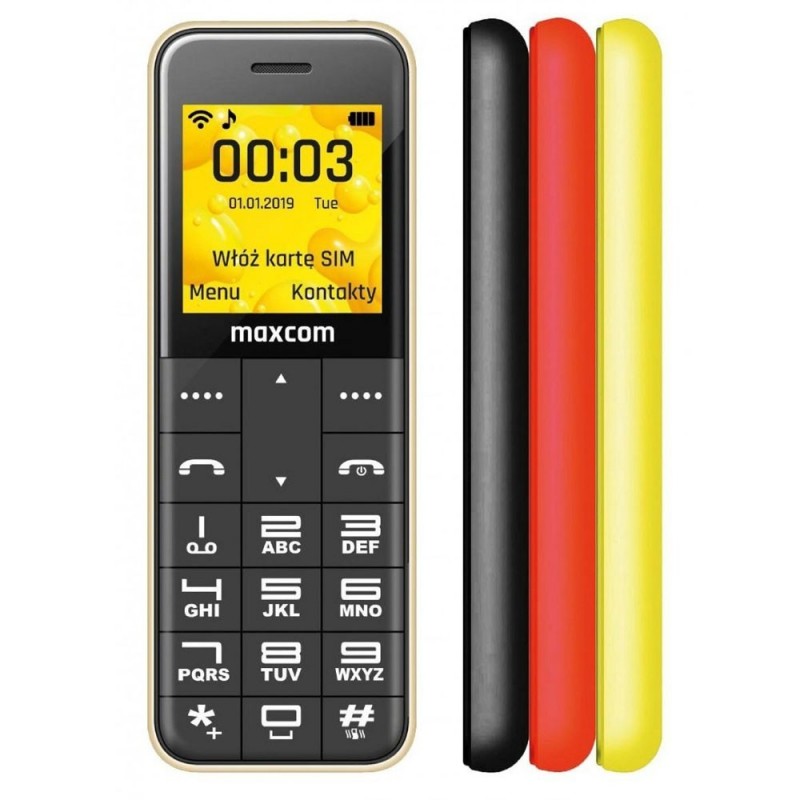 Maxcom Cellulare MM111 Telefono 2G GSM Quad-Band 1.44" Rubrica fino a 100 Numeri Maxcom Cellulare MM111 Telefono 2G GSM Quad-Band 1.44" Rubrica fino a 100 Numeri