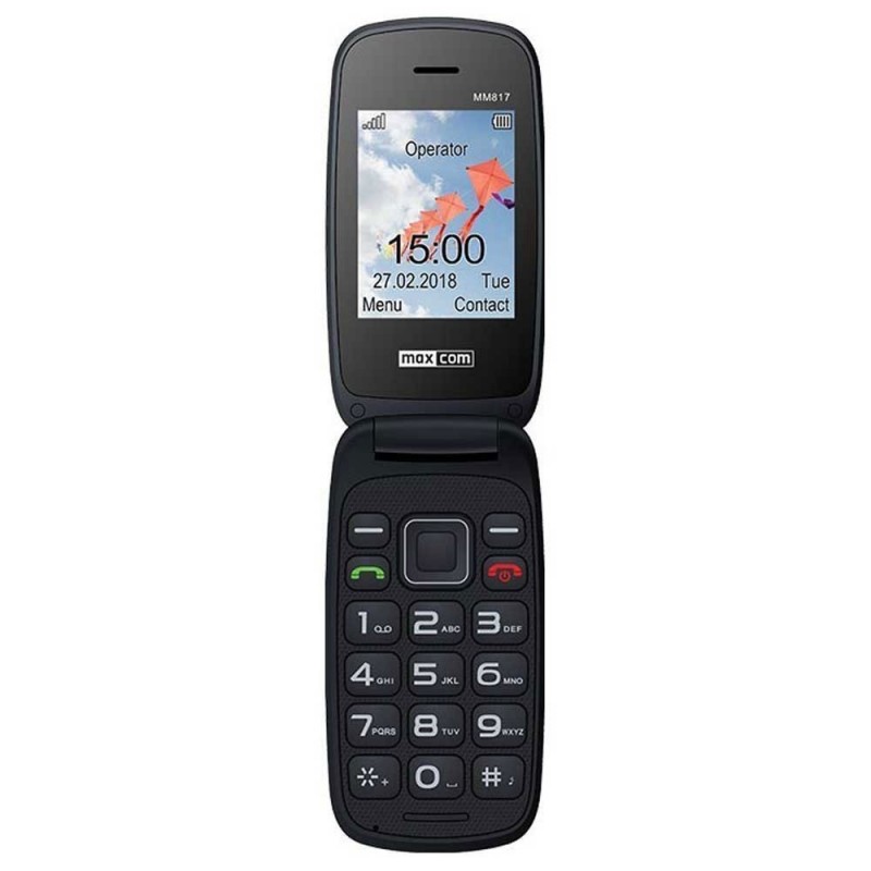 Maxcom MM817 Mobile Phone, Single Sim, 2.4" Display | Black