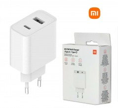 Xiaomi Xiaomi Mi 33W Fast Charger Type-C USB-A Battery Charger | White for sale