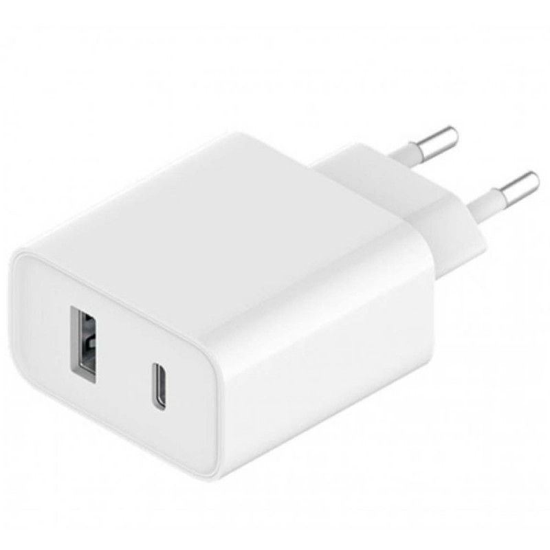 Xiaomi Mi 33W Caricabatteria Fast Charger USB-C USB-A | Bianco