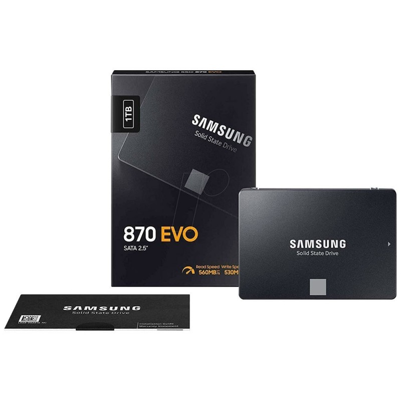 Samsung SSD 870 EVO Memoria da 1TB 1000GB SATA 2.5'' 6G