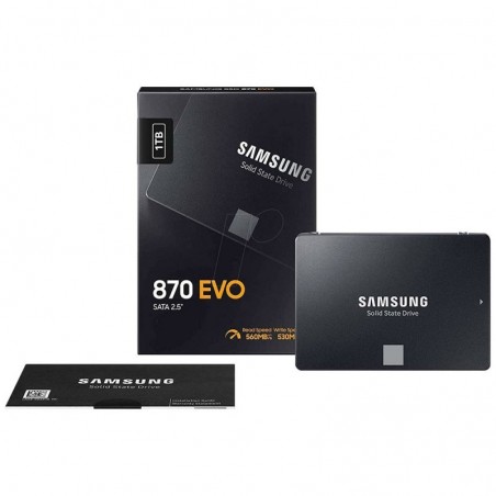 Acquista Samsung SSD 870 EVO Memoria da 1TB 1000GB SATA 2.5'' 6G su Smartness