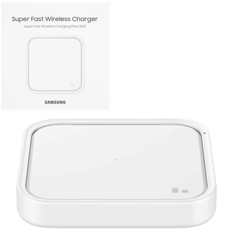 Samsung Super Fast Wireless Charger Pad 15W Fast Caricabatterie | Nero e Bianco Samsung Super Fast Wireless Charger Pad 15W Fast Caricabatterie | Nero e Bianco