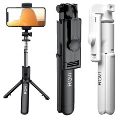 Acquista Rovi Selfie Stick per dispositivi fino a 9,2" Altezza regolabile da 24 a 67cm Wireless 4.2 Batteria 3v su Smartness