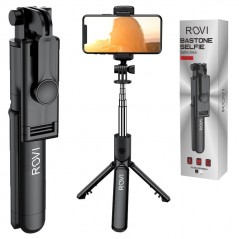 Rovi Selfie Stick for devices up to 9.2" Adjustable height from 24 to 67cm Wireless 4.2 3v battery