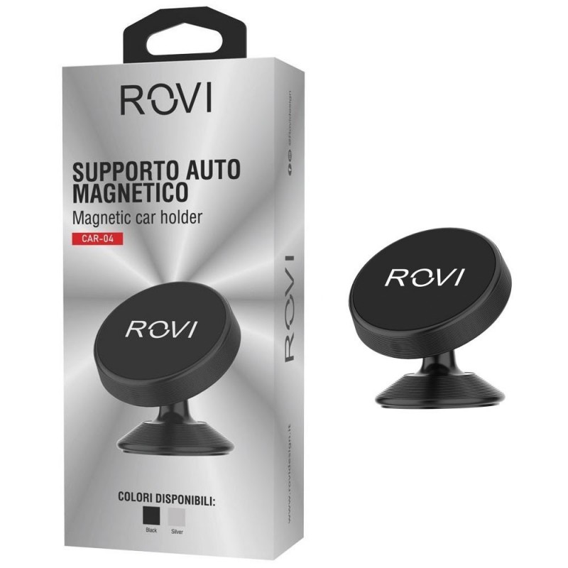 ROVI CAR04 Suction Car Mount | Black - Silver