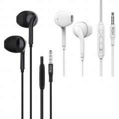 Discover Rovi Thunder Headset Jack 3.5 TC-12 with Microphone and Volume Control TC-12 | Black White details