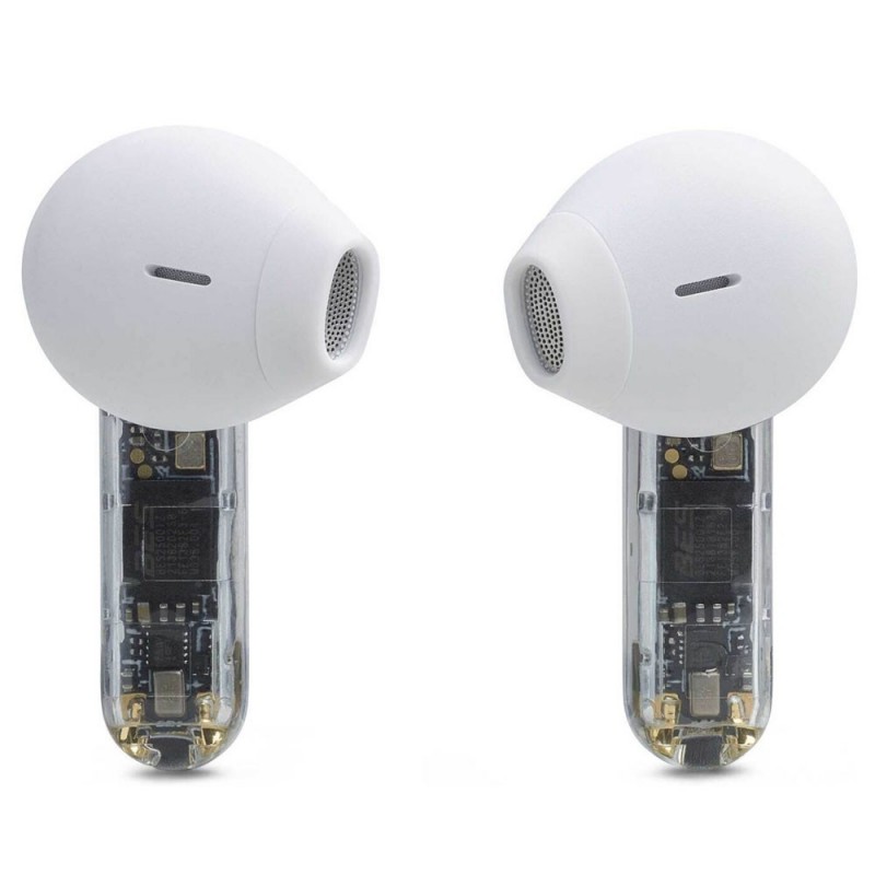 JBL Tune Flex True Wireless Noise Canceling Earphones | Ghost White