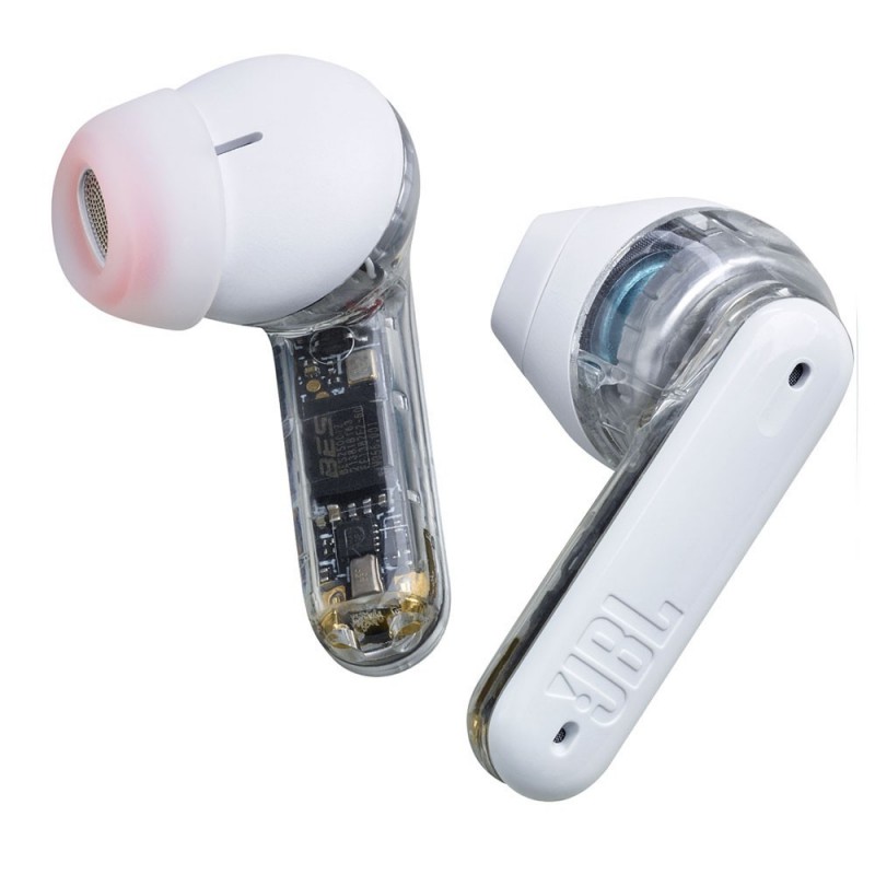 JBL Tune Flex True Wireless Noise Canceling Earphones | Ghost White