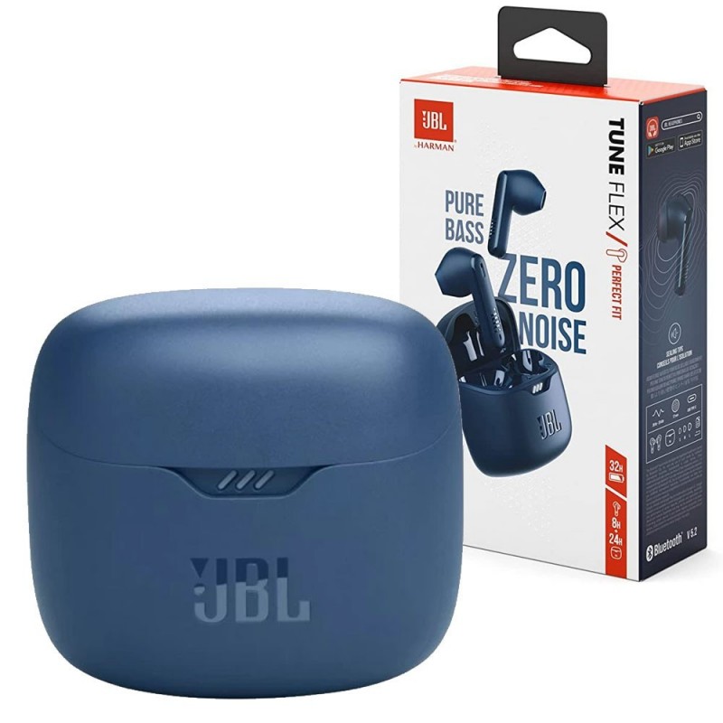 JBL Tune Flex True Wireless Noise Canceling Earphones | Blue