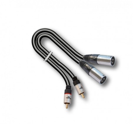 AUDIODESIGN PRO AUDIODESIGN PRO Cavo Adattatore X-PRO da 2 RCA M a 2 XLR3 M da 3 mt for sale