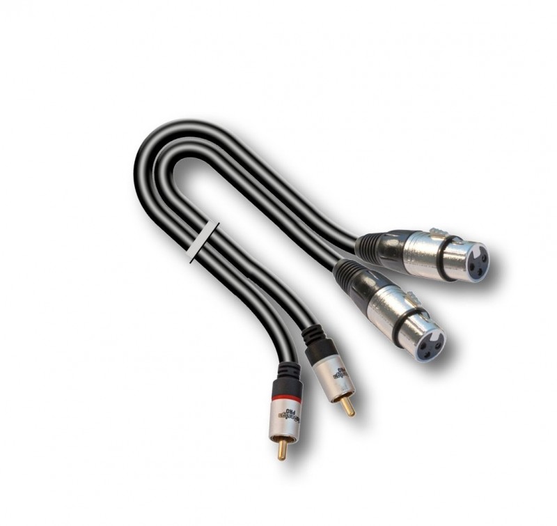 AUDIODESIGN PRO Cavo Adattatore X-PRO da 2 XLR F a 2 RCA M da 1,5 mt 