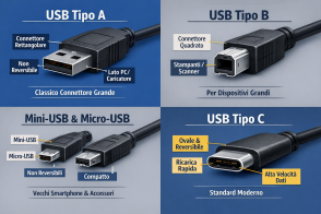 Differenze tra i vari tipi di cavi usb